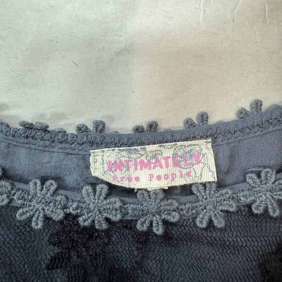 Intimately Free People Slip Dress SP Gray Pieced Lace ASO TV Elena Gilbert Y2K - Picture 3 of 5